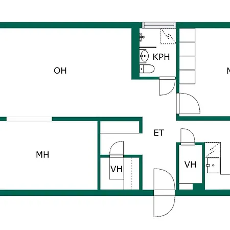 Apartman Haukilahti, 3 Rooms, Kitchen And Parking Place *